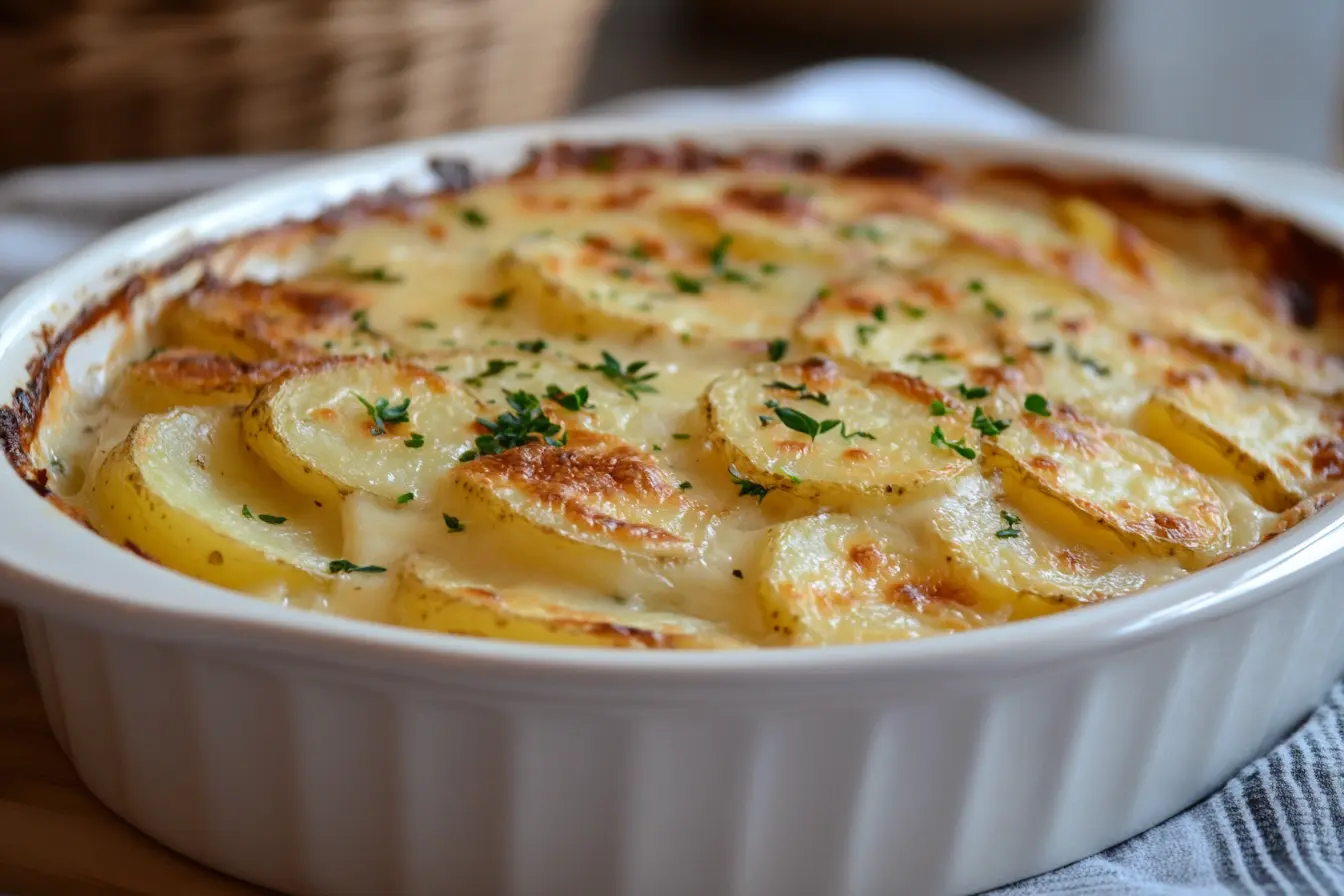 picture of Michael Symon perfect scalloped potatoes