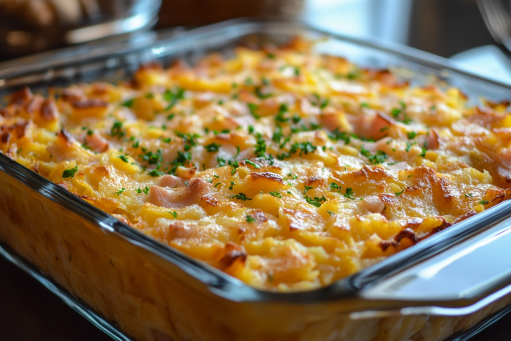 Ham and Hashbrown Casserole