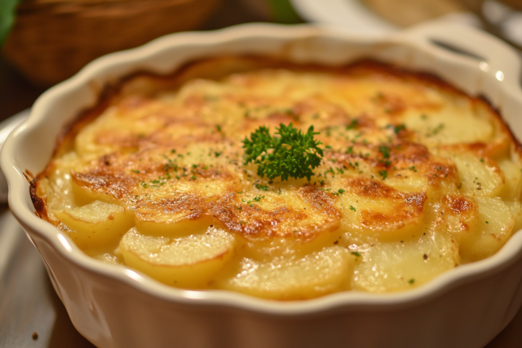 How do you make Paula Deen's scalloped potatoes?