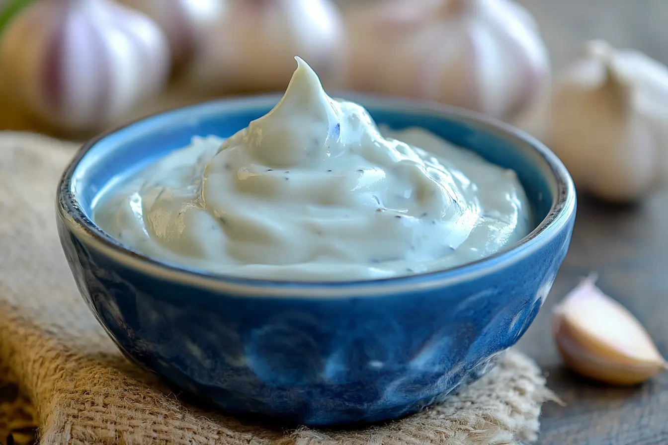 Blue jam garlic aioli recipe mayonnaise picture