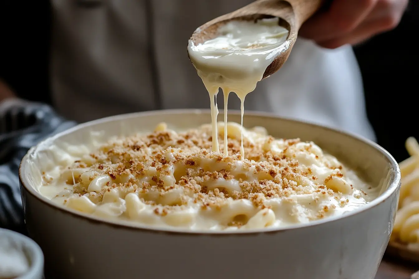 pictures of How to make mac and cheese creamy again