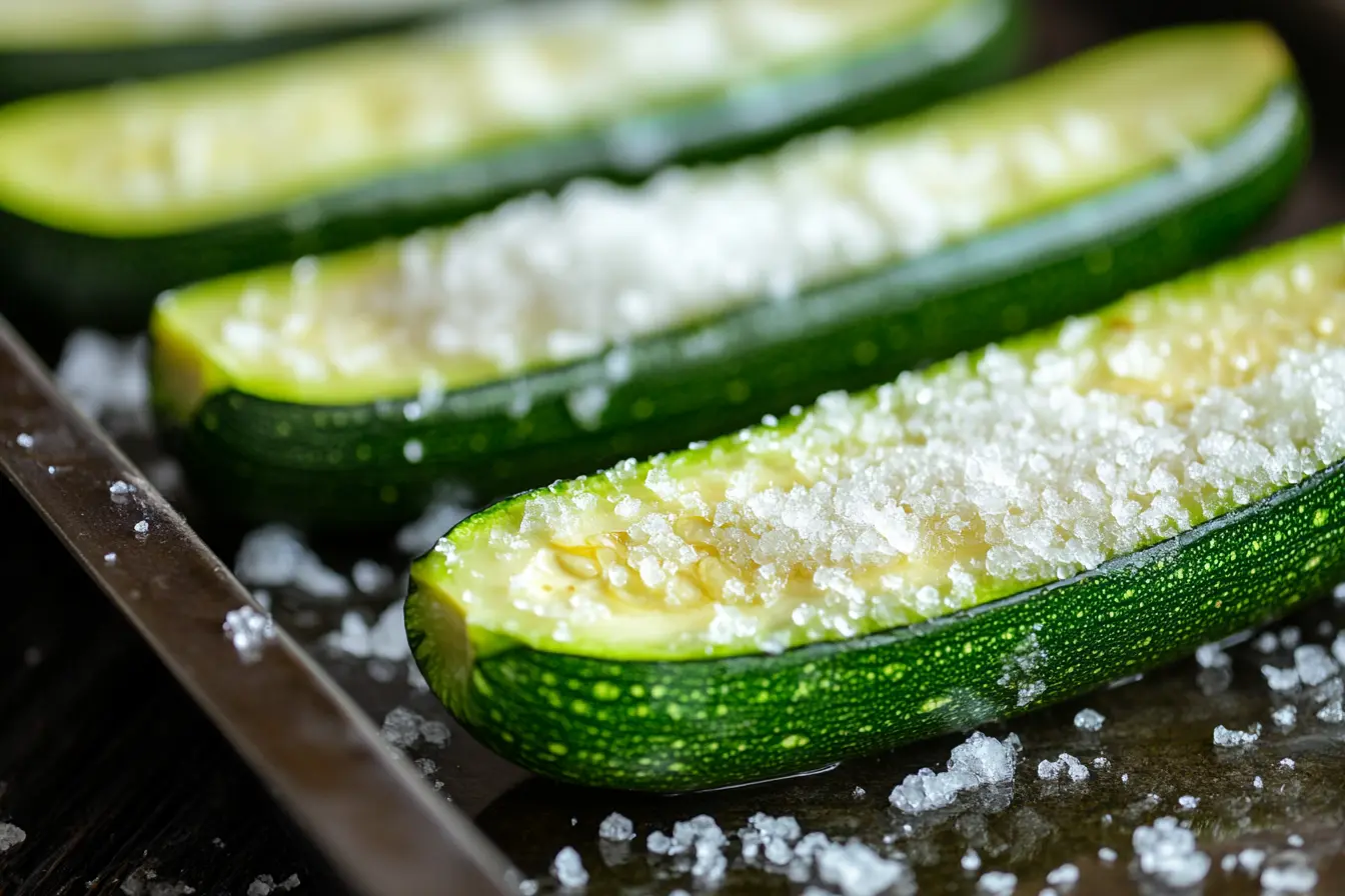 picture of Should you salt and drain zucchini before cooking