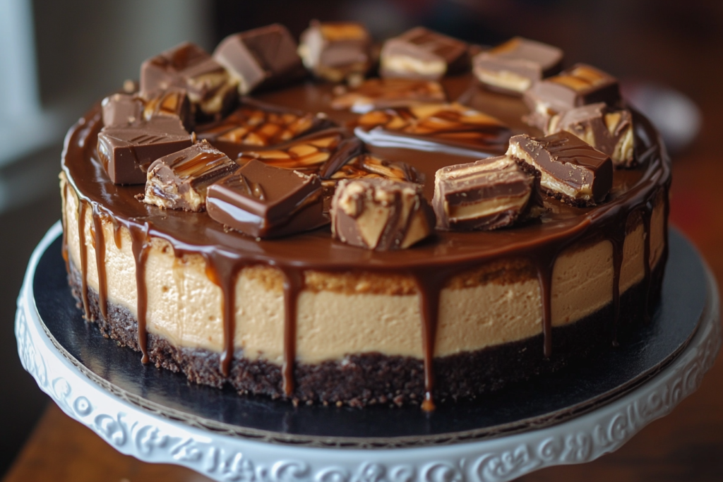 reeses caramel cheesecake