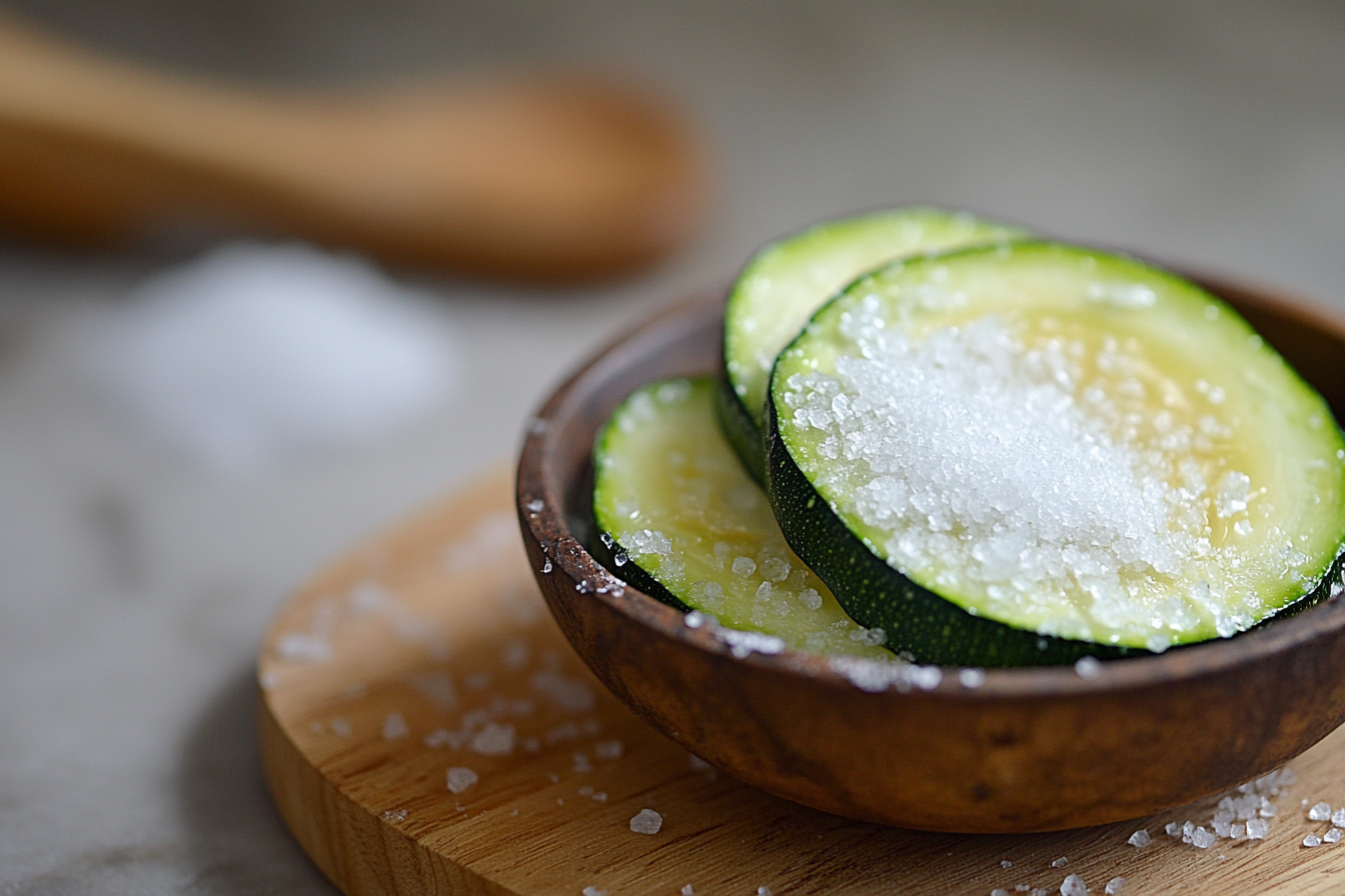 Should you salt zucchini before roasting?