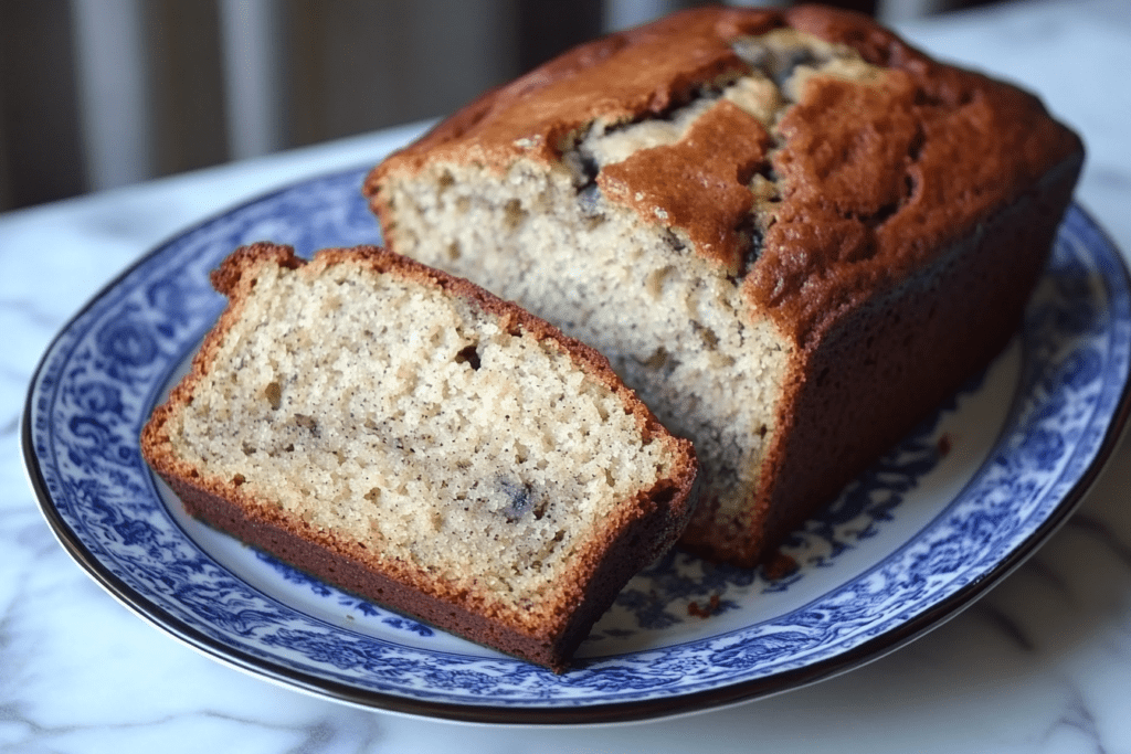 3 ingredient banana bread picture