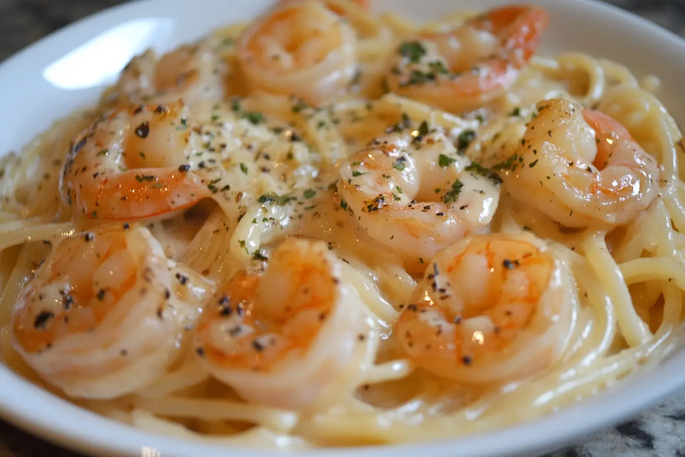 Creamy Cajun shrimp pasta picture