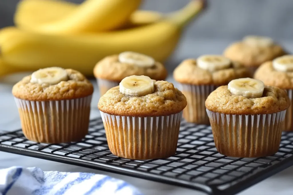 quick gluten-free banana muffins picture